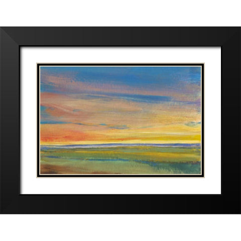 Fading Light I Black Modern Wood Framed Art Print with Double Matting by OToole, Tim