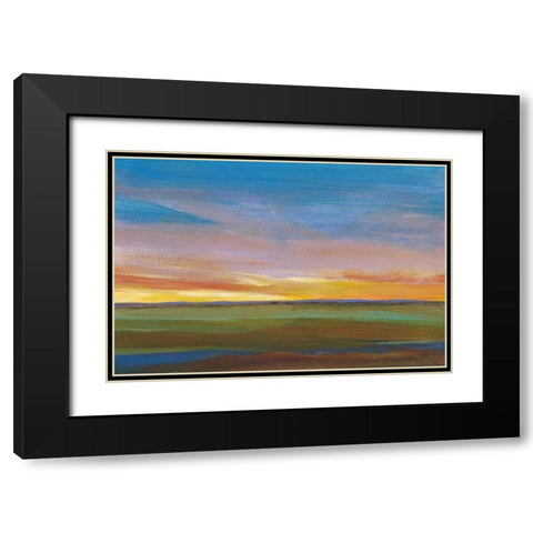 Fading Light II Black Modern Wood Framed Art Print with Double Matting by OToole, Tim