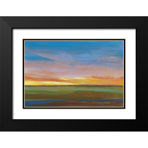 Fading Light II Black Modern Wood Framed Art Print with Double Matting by OToole, Tim