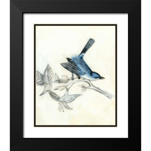 Rustic Aviary III Black Modern Wood Framed Art Print with Double Matting by McCavitt, Naomi
