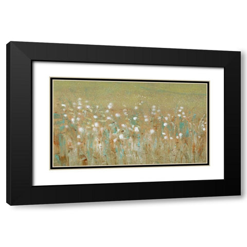 Meadow Blossoms II Black Modern Wood Framed Art Print with Double Matting by OToole, Tim