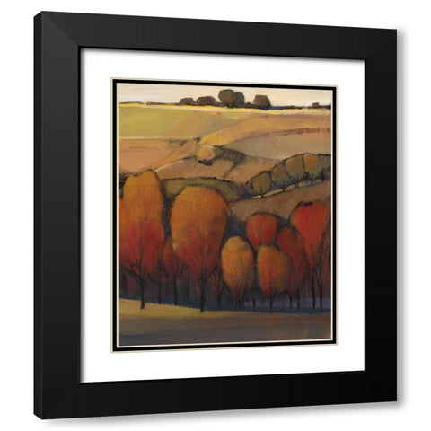 On the Ridge I Black Modern Wood Framed Art Print with Double Matting by OToole, Tim