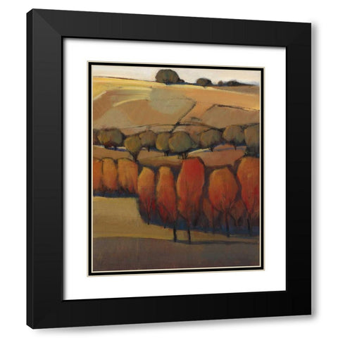 On the Ridge II Black Modern Wood Framed Art Print with Double Matting by OToole, Tim