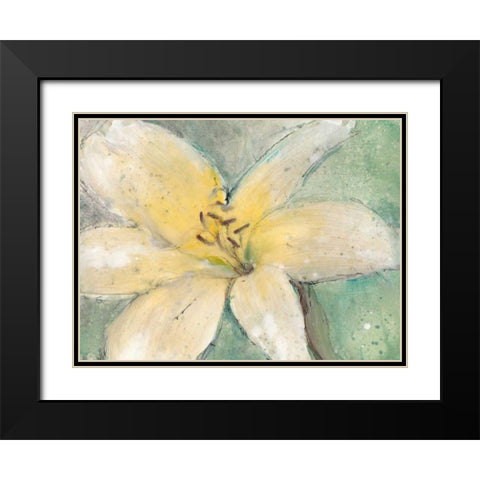 Floral Spirit III Black Modern Wood Framed Art Print with Double Matting by OToole, Tim