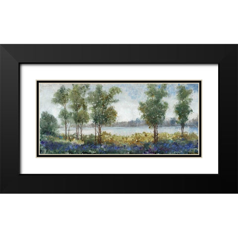 Country Retreat I Black Modern Wood Framed Art Print with Double Matting by OToole, Tim