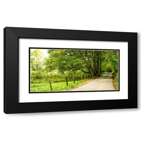 Over the Next Hill Black Modern Wood Framed Art Print with Double Matting by Head, Danny