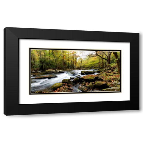 Tremont Panorama II Black Modern Wood Framed Art Print with Double Matting by Head, Danny