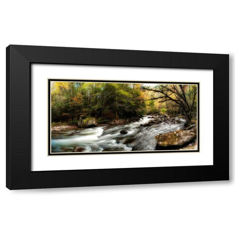 Tremont Panorama III Black Modern Wood Framed Art Print with Double Matting by Head, Danny