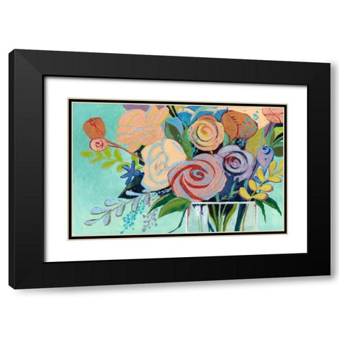 Vivid Convergence II Black Modern Wood Framed Art Print with Double Matting by Popp, Grace