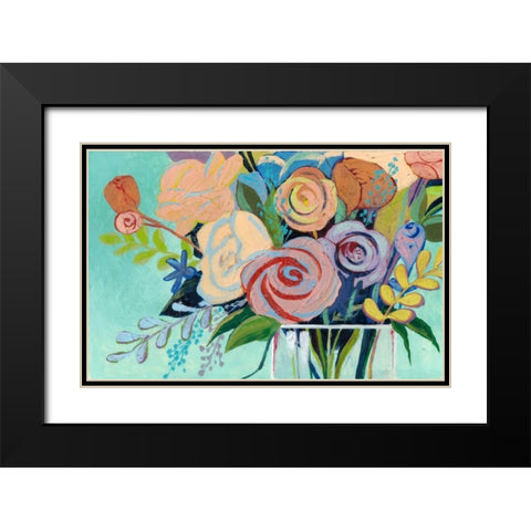 Vivid Convergence II Black Modern Wood Framed Art Print with Double Matting by Popp, Grace
