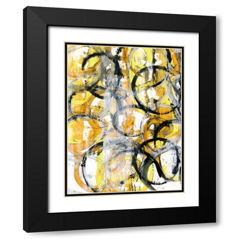 Taxi Cab I Black Modern Wood Framed Art Print with Double Matting by Fuchs, Jodi