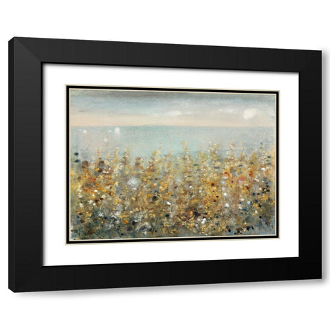 Blossoms by the Sea I Black Modern Wood Framed Art Print with Double Matting by OToole, Tim