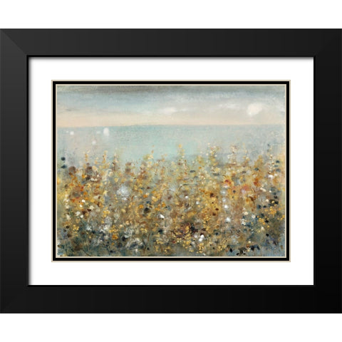 Blossoms by the Sea I Black Modern Wood Framed Art Print with Double Matting by OToole, Tim