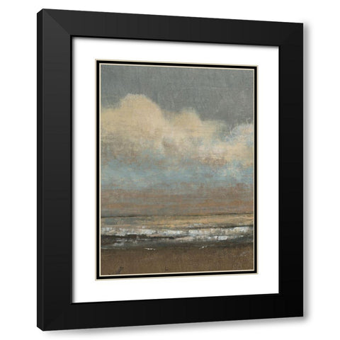 Low Tide I Black Modern Wood Framed Art Print with Double Matting by OToole, Tim