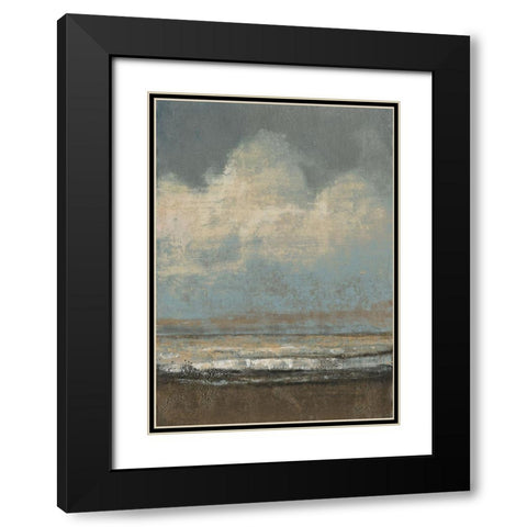 Low Tide II Black Modern Wood Framed Art Print with Double Matting by OToole, Tim