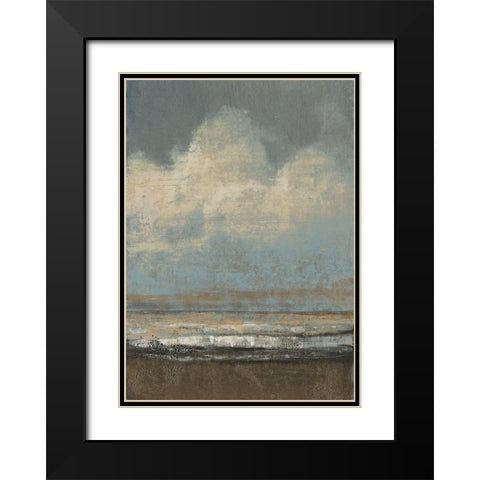 Low Tide II Black Modern Wood Framed Art Print with Double Matting by OToole, Tim