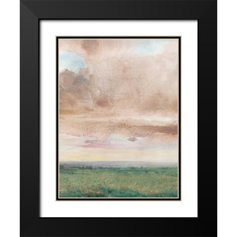 Sky Line III Black Modern Wood Framed Art Print with Double Matting by OToole, Tim