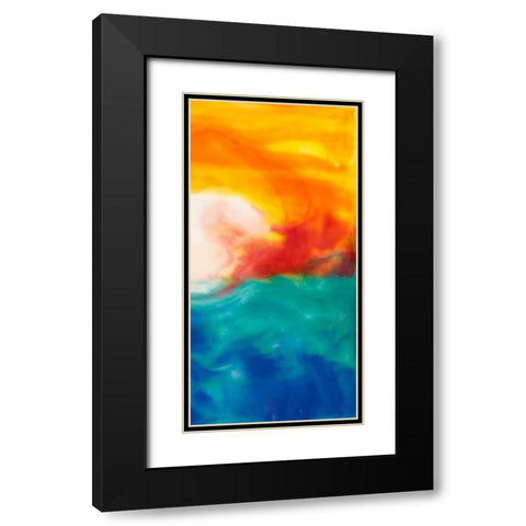 Marsh Sunrise II Black Modern Wood Framed Art Print with Double Matting by Ludwig, Alicia