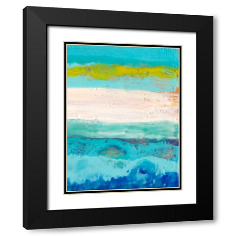 Salt Air II Black Modern Wood Framed Art Print with Double Matting by Ludwig, Alicia