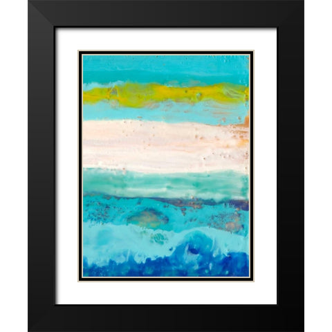 Salt Air II Black Modern Wood Framed Art Print with Double Matting by Ludwig, Alicia