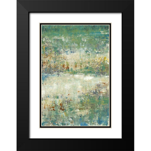 Flower Path I Black Modern Wood Framed Art Print with Double Matting by OToole, Tim