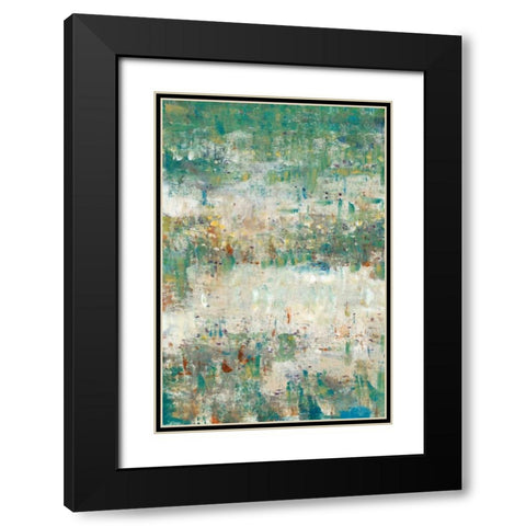 Flower Path II Black Modern Wood Framed Art Print with Double Matting by OToole, Tim