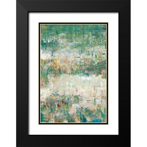 Flower Path II Black Modern Wood Framed Art Print with Double Matting by OToole, Tim