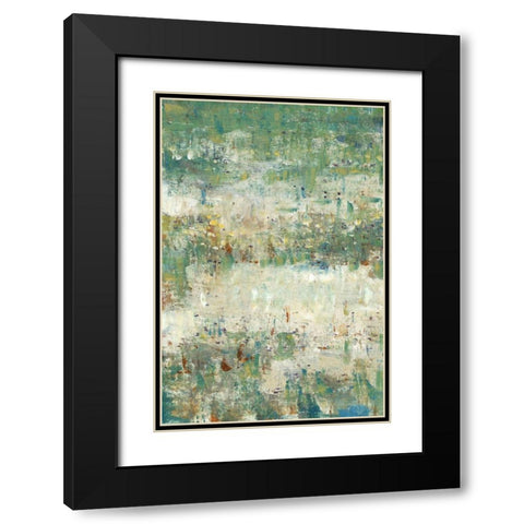 Flower Path II Black Modern Wood Framed Art Print with Double Matting by OToole, Tim