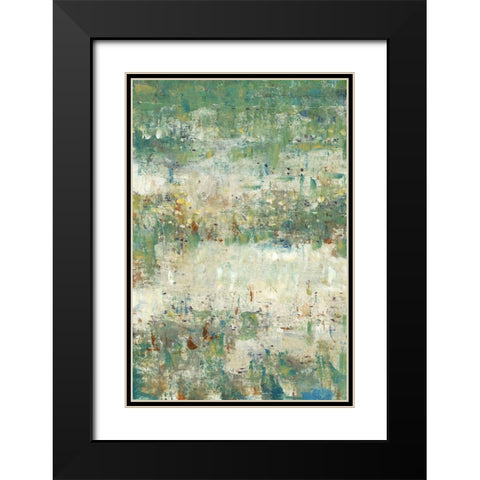 Flower Path II Black Modern Wood Framed Art Print with Double Matting by OToole, Tim