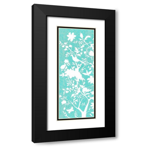 Graphic Chinoiserie I Black Modern Wood Framed Art Print with Double Matting by McCavitt, Naomi