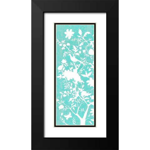 Graphic Chinoiserie I Black Modern Wood Framed Art Print with Double Matting by McCavitt, Naomi