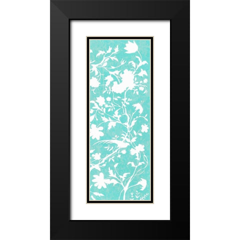 Graphic Chinoiserie II Black Modern Wood Framed Art Print with Double Matting by McCavitt, Naomi