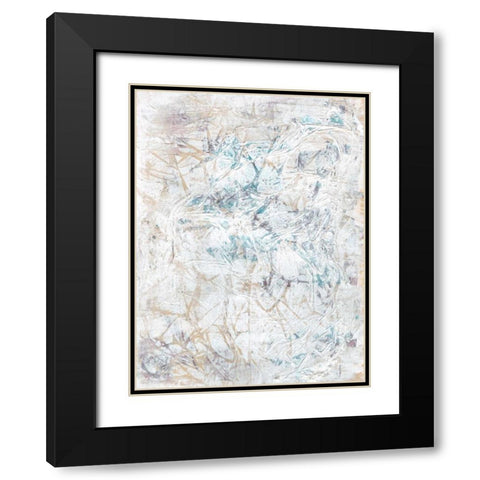 Dendrite I Black Modern Wood Framed Art Print with Double Matting by Stramel, RenTe W.