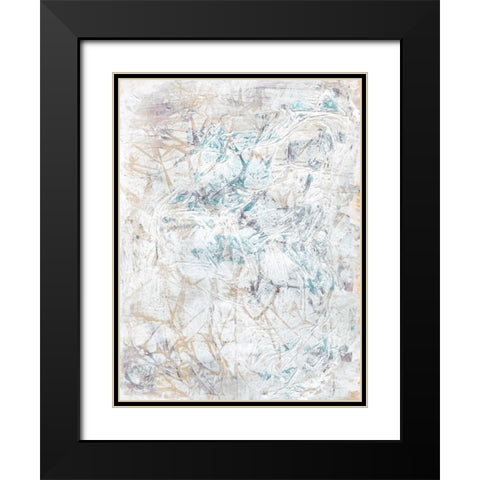 Dendrite I Black Modern Wood Framed Art Print with Double Matting by Stramel, RenTe W.