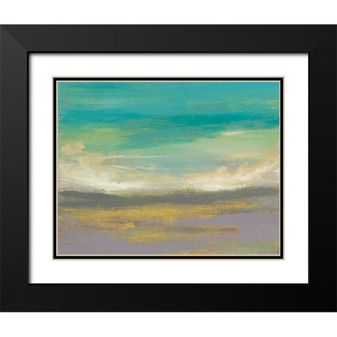 Sunset Study II Black Modern Wood Framed Art Print with Double Matting by Goldberger, Jennifer