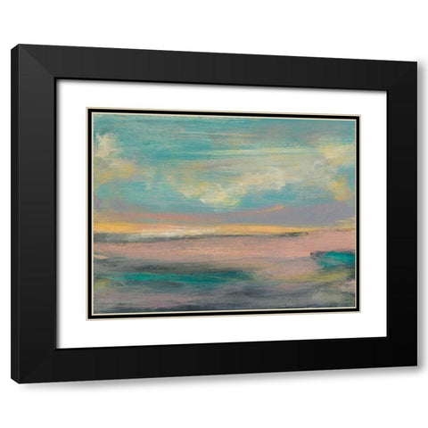 Sunset Study VI Black Modern Wood Framed Art Print with Double Matting by Goldberger, Jennifer