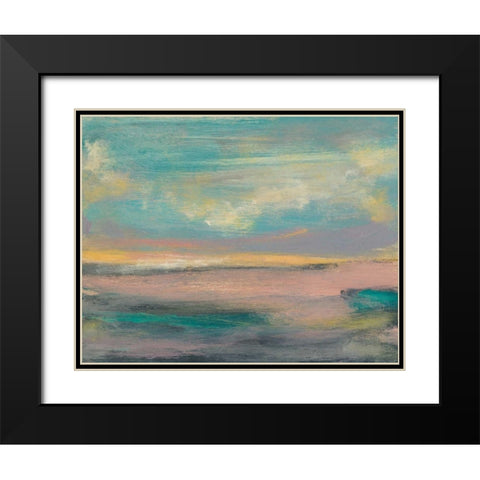 Sunset Study VI Black Modern Wood Framed Art Print with Double Matting by Goldberger, Jennifer