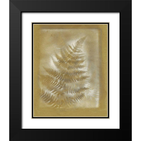 Shadows and Ferns III Black Modern Wood Framed Art Print with Double Matting by Stramel, Renee W.