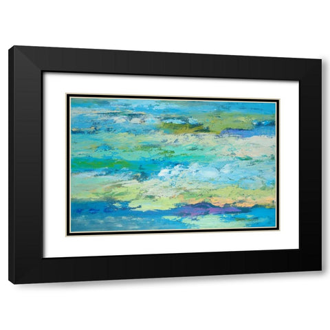 Keeping Current Black Modern Wood Framed Art Print with Double Matting by Bothne, Janet