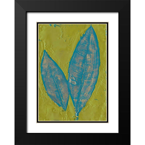 Tropicale I Black Modern Wood Framed Art Print with Double Matting by Ludwig, Alicia