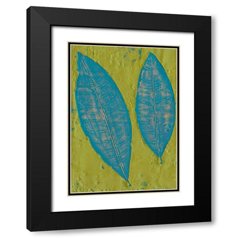 Tropicale II Black Modern Wood Framed Art Print with Double Matting by Ludwig, Alicia
