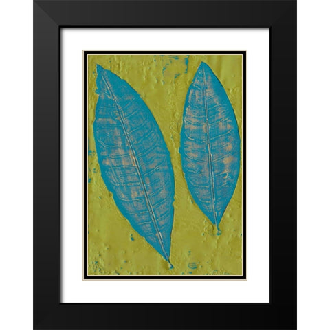 Tropicale II Black Modern Wood Framed Art Print with Double Matting by Ludwig, Alicia