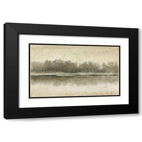 Edgewater I Black Modern Wood Framed Art Print with Double Matting by OToole, Tim
