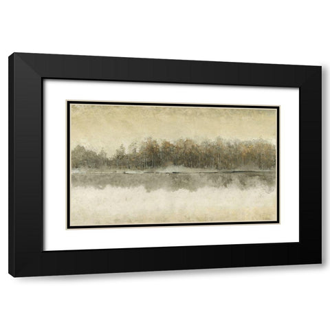 Edgewater II Black Modern Wood Framed Art Print with Double Matting by OToole, Tim