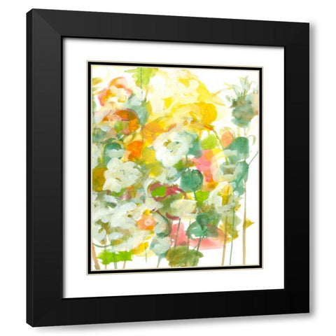 Spring has Sprung I Black Modern Wood Framed Art Print with Double Matting by Fuchs, Jodi