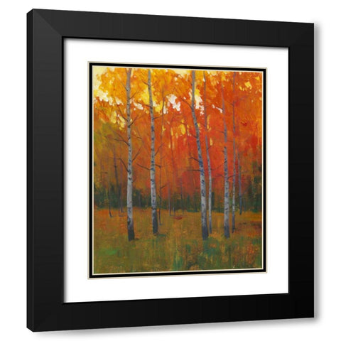 Changing Colors I Black Modern Wood Framed Art Print with Double Matting by OToole, Tim