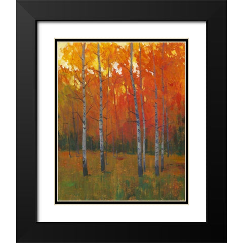 Changing Colors I Black Modern Wood Framed Art Print with Double Matting by OToole, Tim