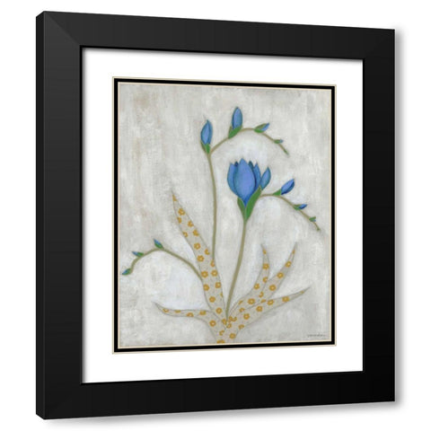 Lovely Botanical II Black Modern Wood Framed Art Print with Double Matting by Lam, Vanna