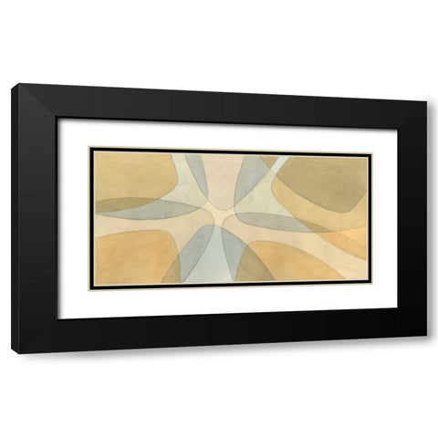 Nexus II Black Modern Wood Framed Art Print with Double Matting by Stramel, Renee W.