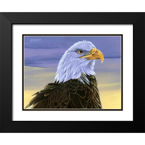 Nobility Black Modern Wood Framed Art Print with Double Matting by Szatkowski, Fred
